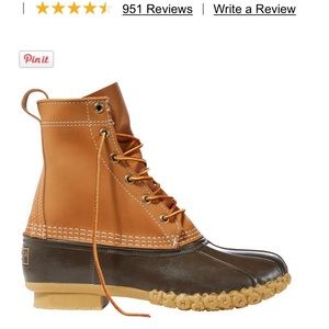 Size 8 LL Bean Bean Boots